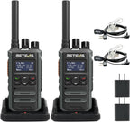 Retevis Radio DMR MateTalk P3 con auricular (paquete de 2)
