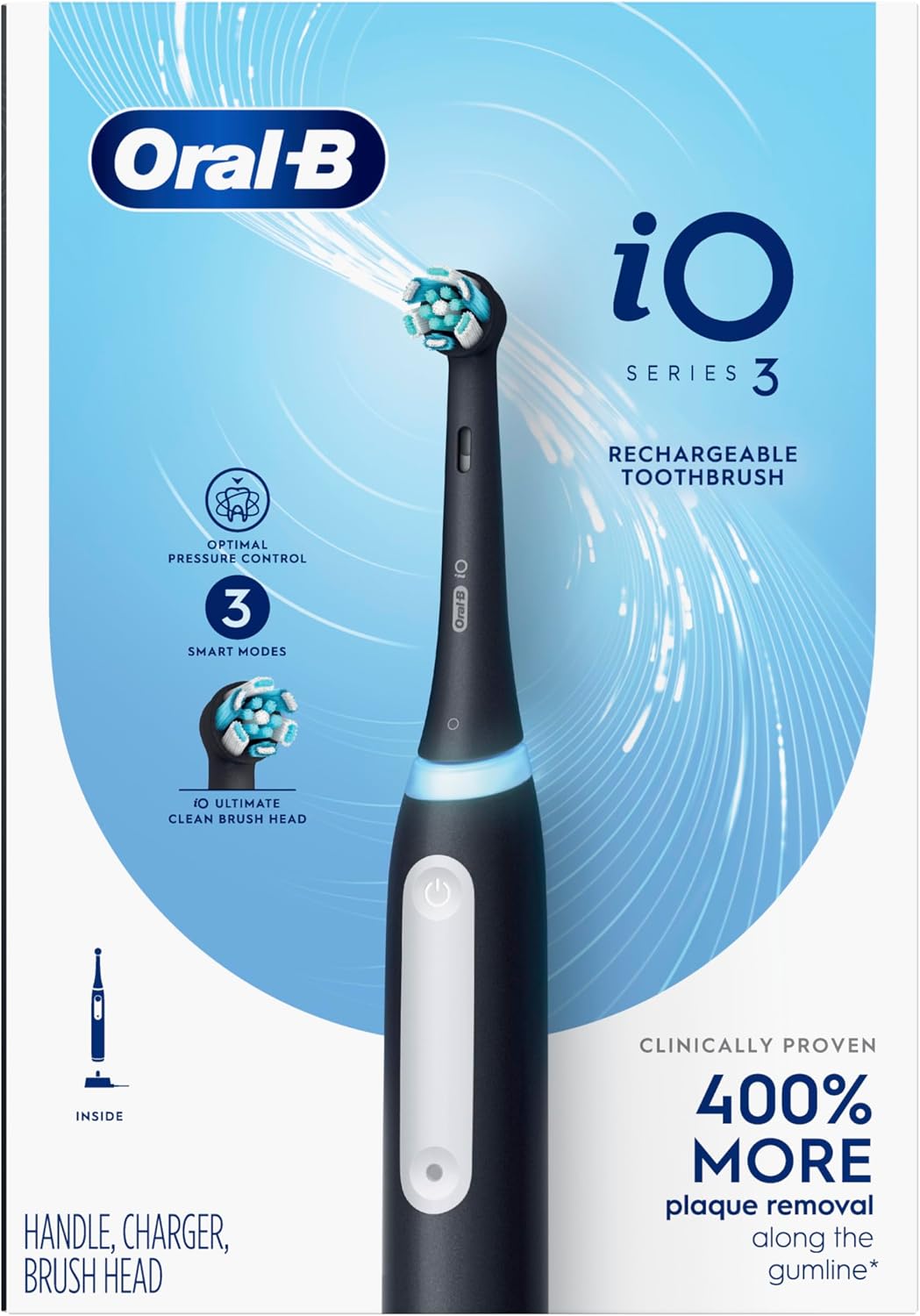 Cepillo de dientes eléctrico Oral-B iO3 (1) con (1) cabezal de cepi...