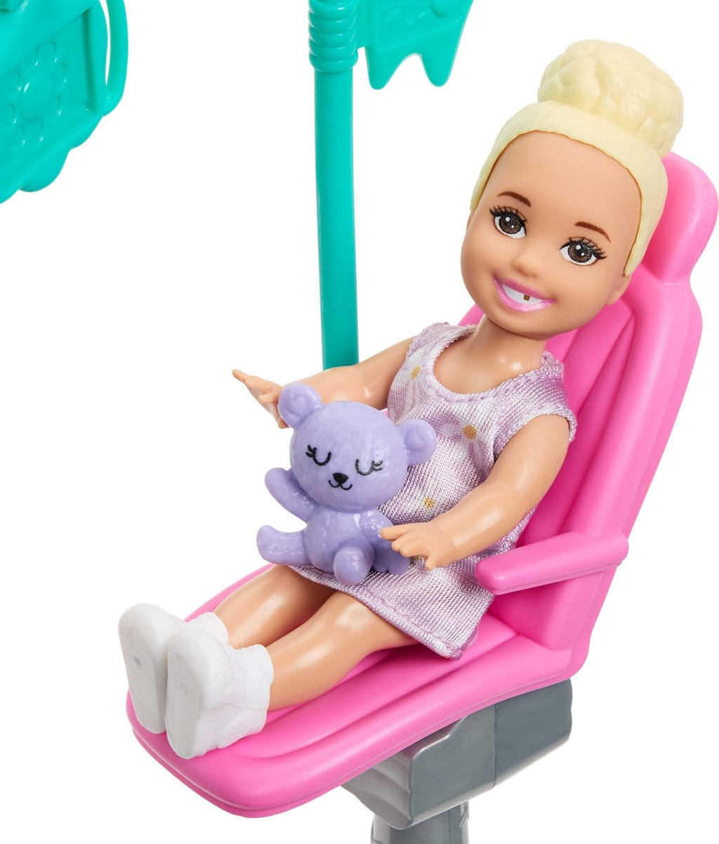 Barbie Careers - Juego de dentista con muñeca morena con