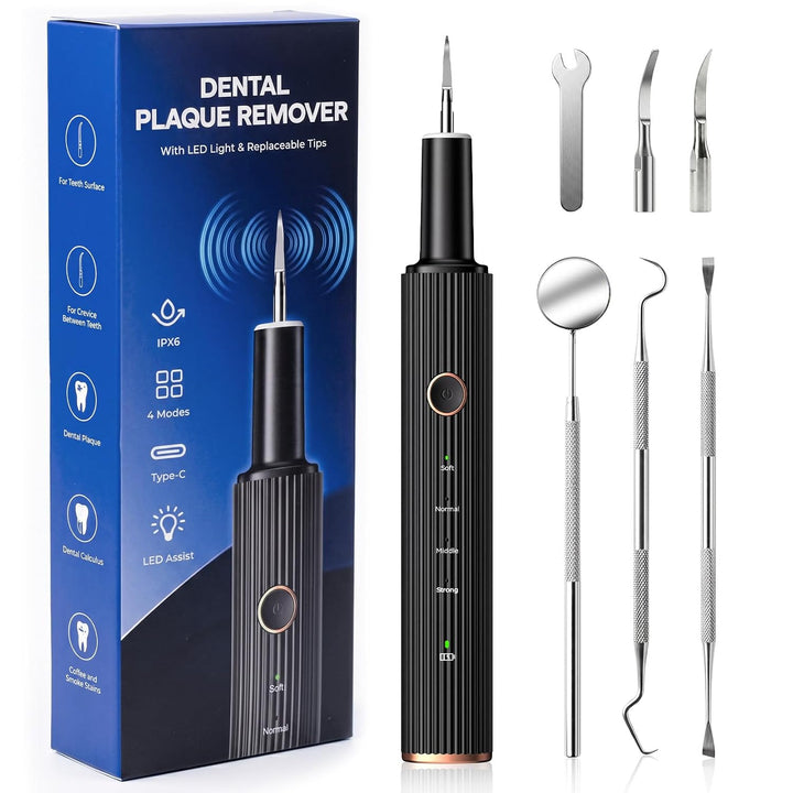 Removedor de placa ultrasónico para dientes, removedor de sarro den...