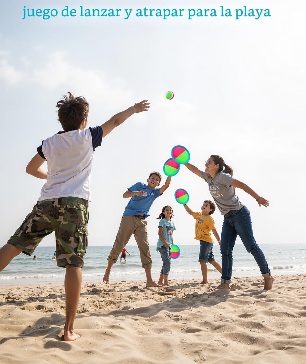Juego de pelota para lanzar y atrapar, juguetes al aire libre para