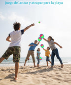 Juego de pelota para lanzar y atrapar, juguetes al aire libre para