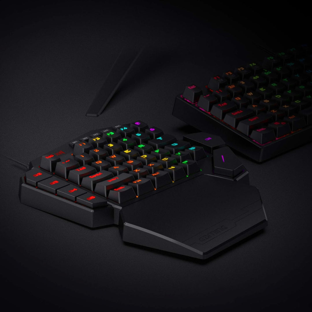 Redragon K585 DITI Teclado mecánico RGB con una sola mano con cable...