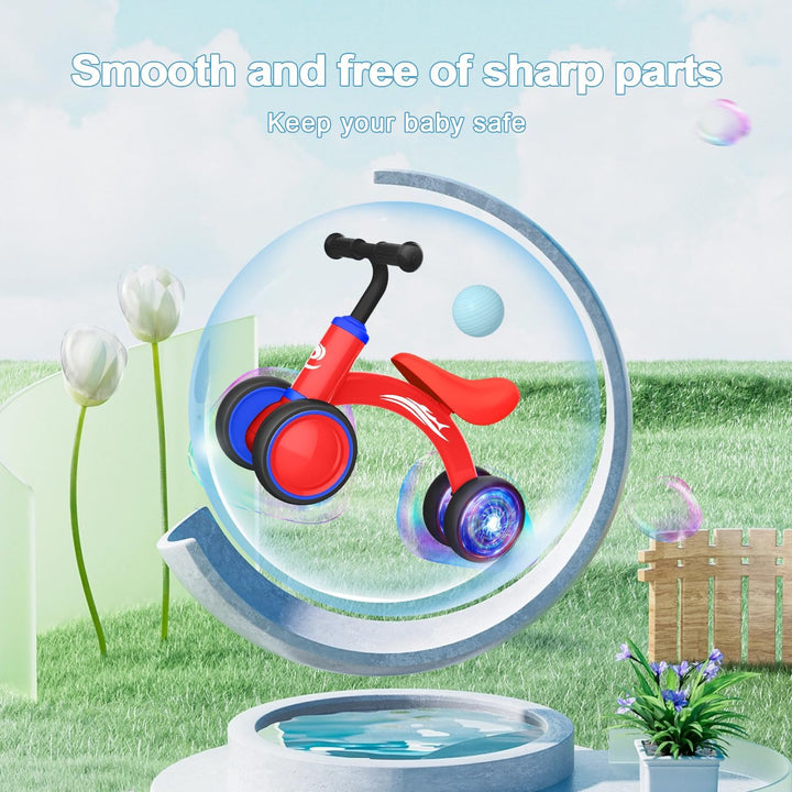 Juguetes de bicicleta de equilibrio para bebés de 1 año de edad, bi...