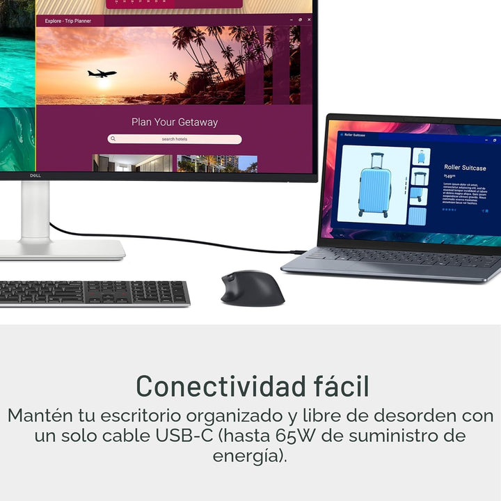 Dell Monitor curvo USB-C 34 Plus - S3425DW - 34 pulgadas (3440 x 14...