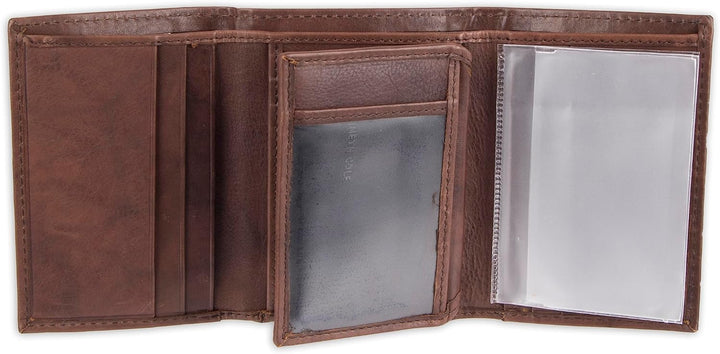 Kenneth Cole - Billetera para hombre de cuero RFID, diseño delgado...