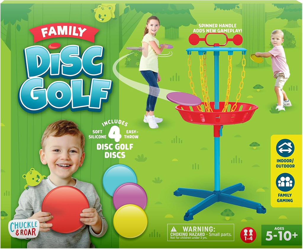 Chuckle & Roar - Disco de golf familiar - Interior o exterior - Introducción divertida y familiar al golf de disco - Seguro y duradero - A partir de 3 años
