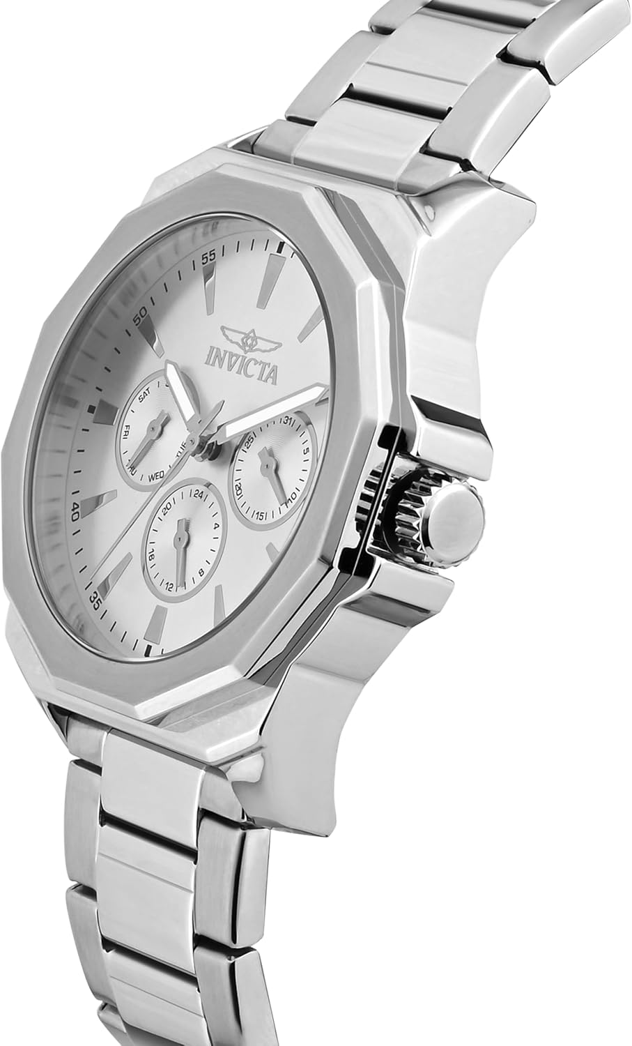 Invicta Speedway Reloj de cuarzo para hombre de acero inoxidable - 1.654 in