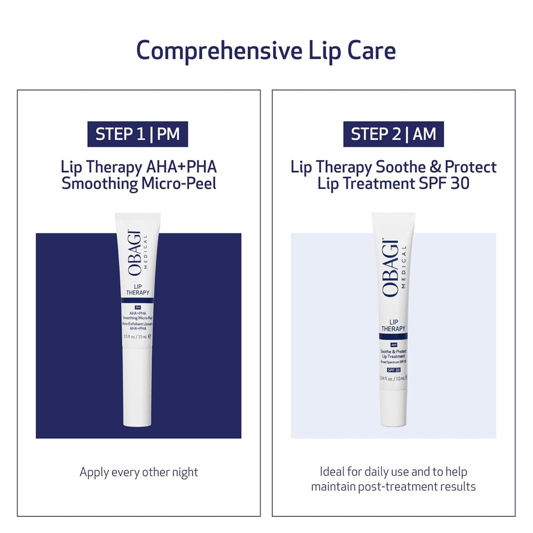 Obagi Lip Therapy AHA+PHA suavizante Micro-Peel con ácido hialuróni...