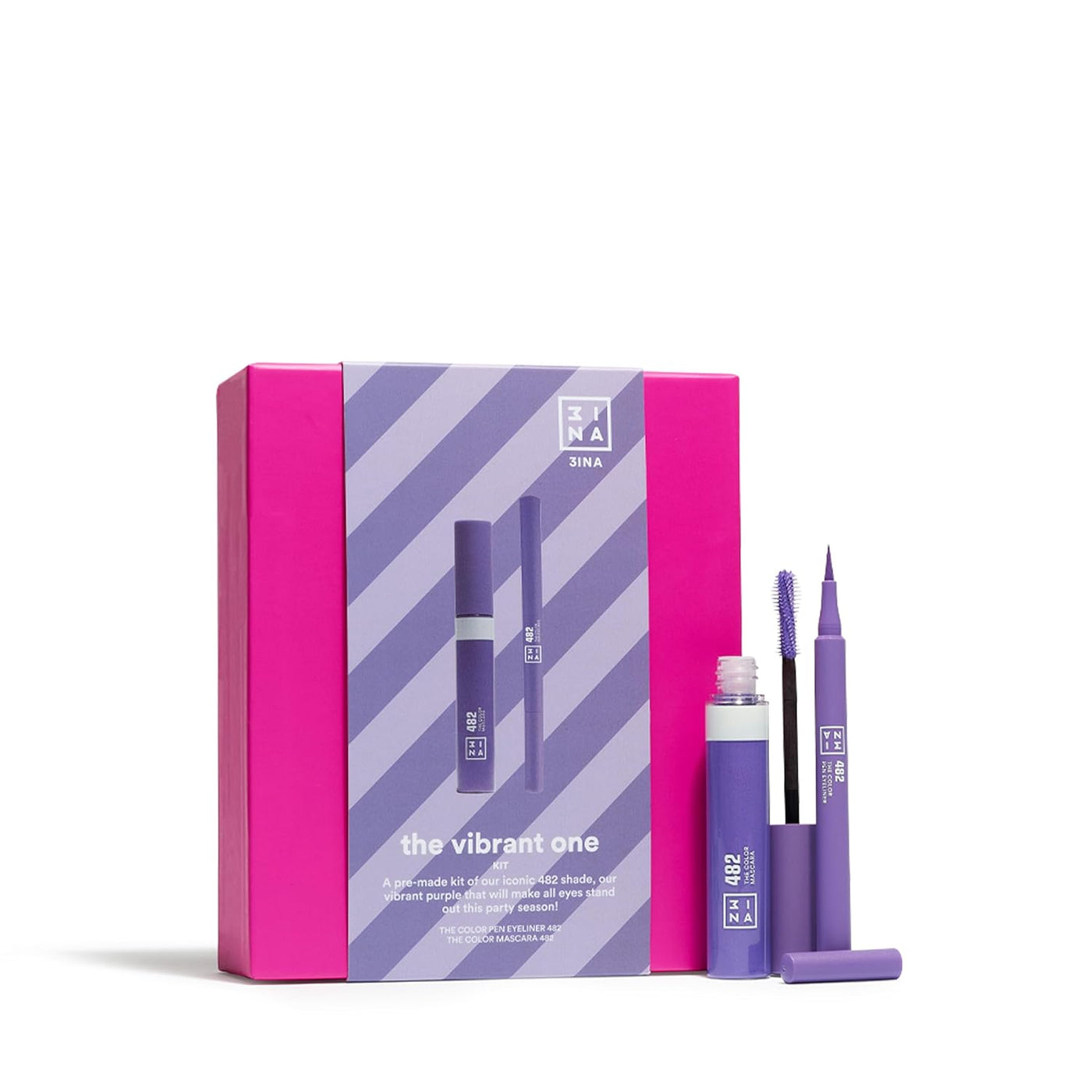 3INA MAKEUP - The Vibrant One Kit - Morado - Juego perfecto morado...