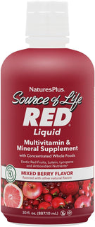 NaturesPlus Source of Life RED Multivitamínico líquido - 30 onzas -...