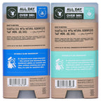 Dr. Squatch Invisible Glide Natural Desodorante para hombre, desliz...