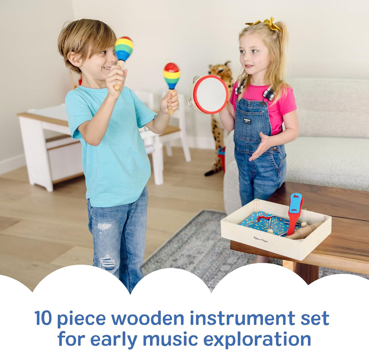 Juego musical Band-in-a-Box Clap! Clang! Tap! de Melissa & Doug