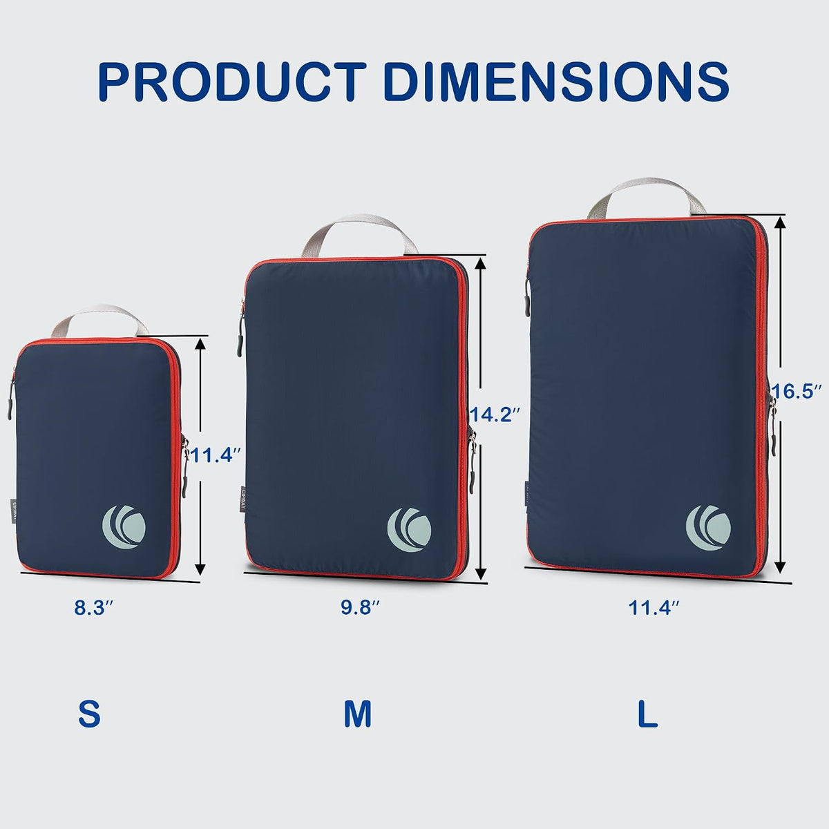 Cipway - Cubos de embalaje de compresión, bolsas organizadoras de equipaje ultraligeras con bolsas para zapatos, bolsas de lavandería, bolsa de artículos de aseo transparente, artículos esenciales de