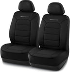 Skechers Fundas de asiento de automóvil de espuma viscoelástica, fundas de asiento grueso de tela fresca al tacto, compatibles con bolsas de aire, protección cómoda automotriz para la mayoría de