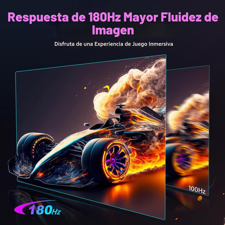 Monitor portátil para juegos 2K 180Hz, 23.8 pulgadas, 2560 x 1440 Q...
