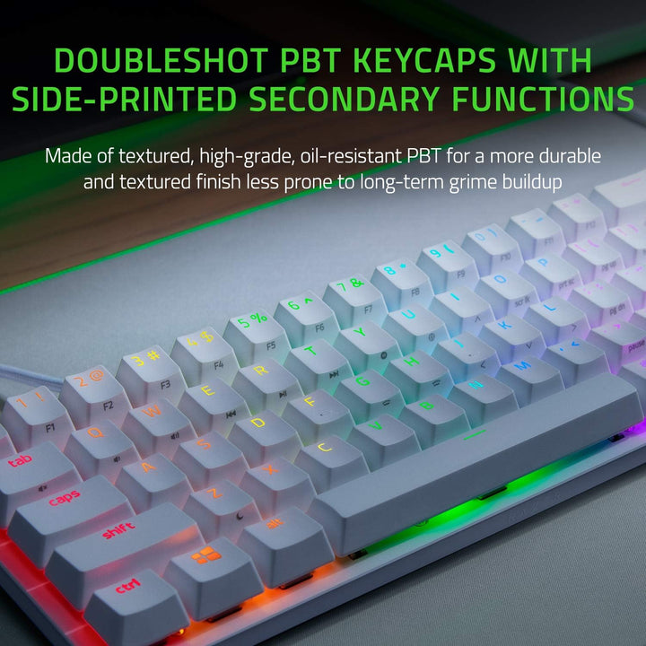 Razer Teclado para Juegos Huntsman Mini 60%: Interruptores Ópticos...