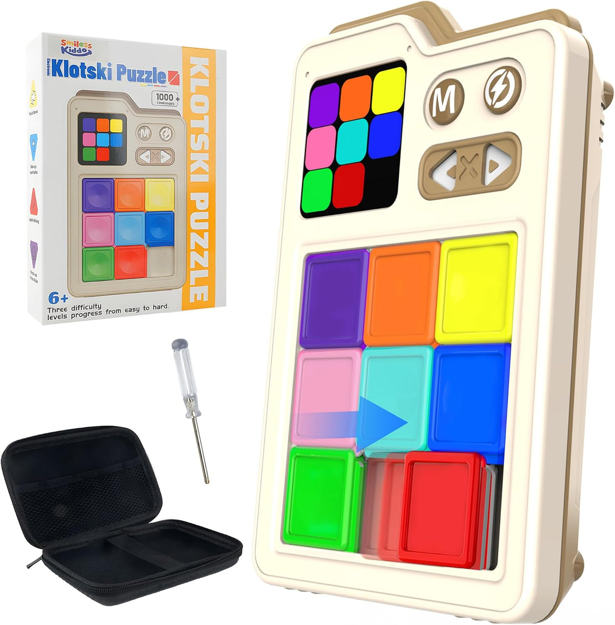 Kids Games Brain Teaser Slide Puzzle, con 1000+ Challenges