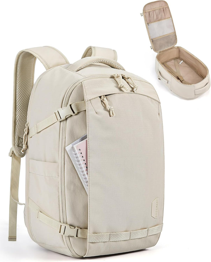 BAGSMART Mochila de viaje de mano, mochila de viaje grande de 17.3...