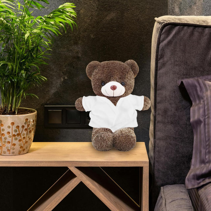 Wakauto Juego de ropa de peluche de mini oso para muñecas