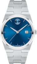 Movado Bold Quest Reloj de Hombre Deportivo - Movimiento Suizo de Cuarzo, Correa de Acero Inoxidable con Enlace - Resistencia al Agua 5 ATM - Reloj de Lujo para Él - 40mm