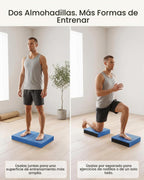 StrongTek 2-en-1 Almohadilla de Equilibrio de Espuma y Rodillera, tallas de 15,8 o 19 pulg.