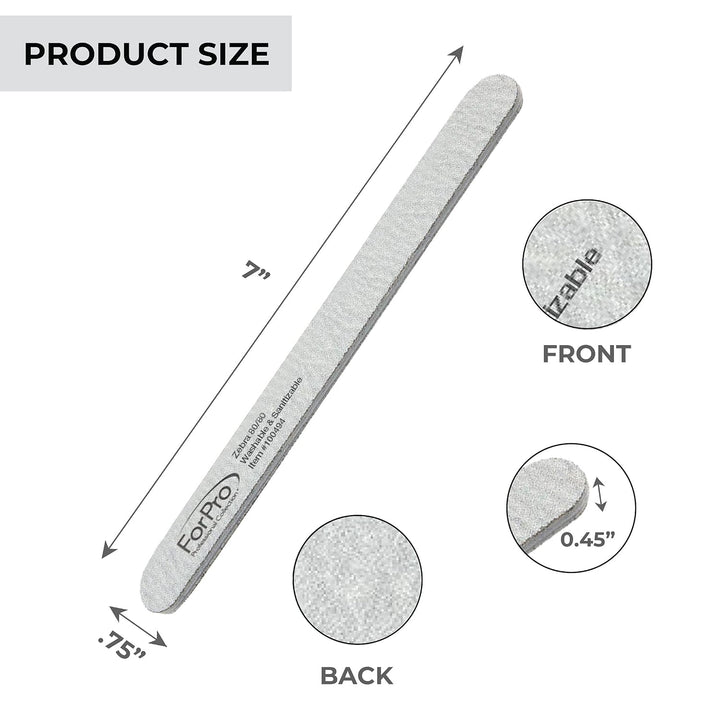 ForPro Professional Collection ForPro Zebra Tabla de Espuma, Grano...