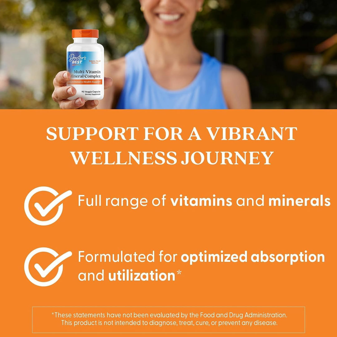Doctor's Best Complejo mineral multivitamínico \u2013 Multivita...