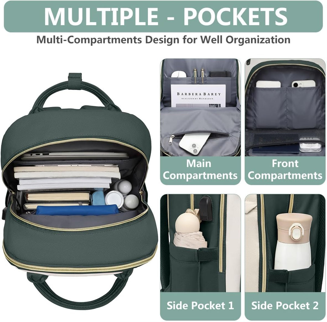 bagswan Mochila para laptop para mujer Bolsa, 15,6 pulg.