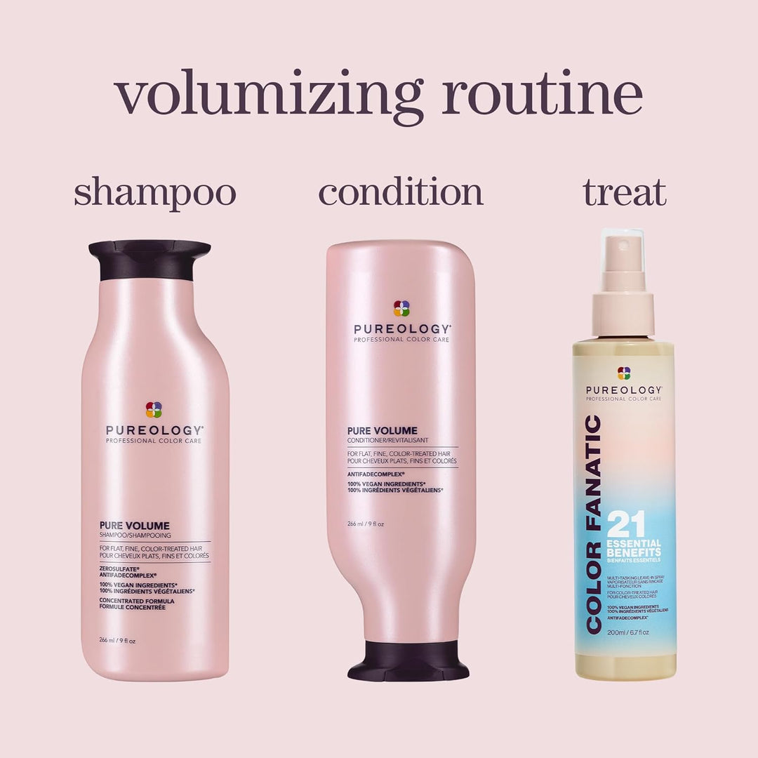 Pureology Acondicionador de volumen puro | Para cabello plano, fino...