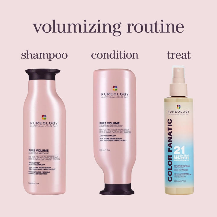 Pureology Acondicionador de volumen puro | Para cabello plano, fino...