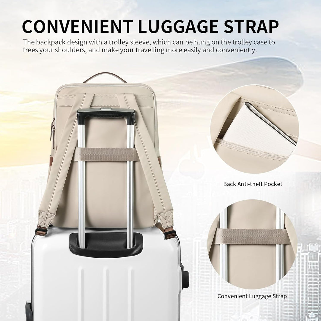 GOLF SUPAGS Mochila elegante para laptop para mujer, para trabajo,...