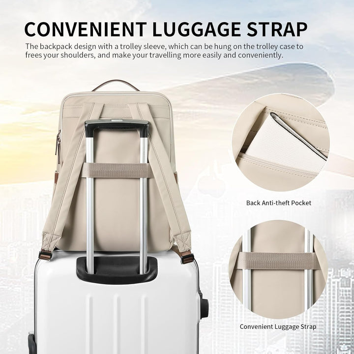 GOLF SUPAGS Mochila elegante para laptop para mujer, para trabajo,...