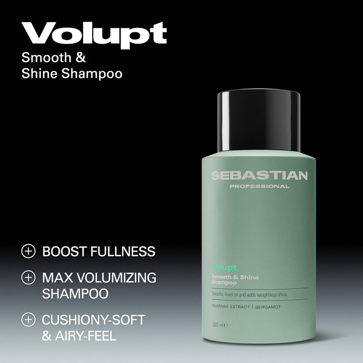 Sebastian Champú profesional Volupt Smooth and Shine | Para cabello...