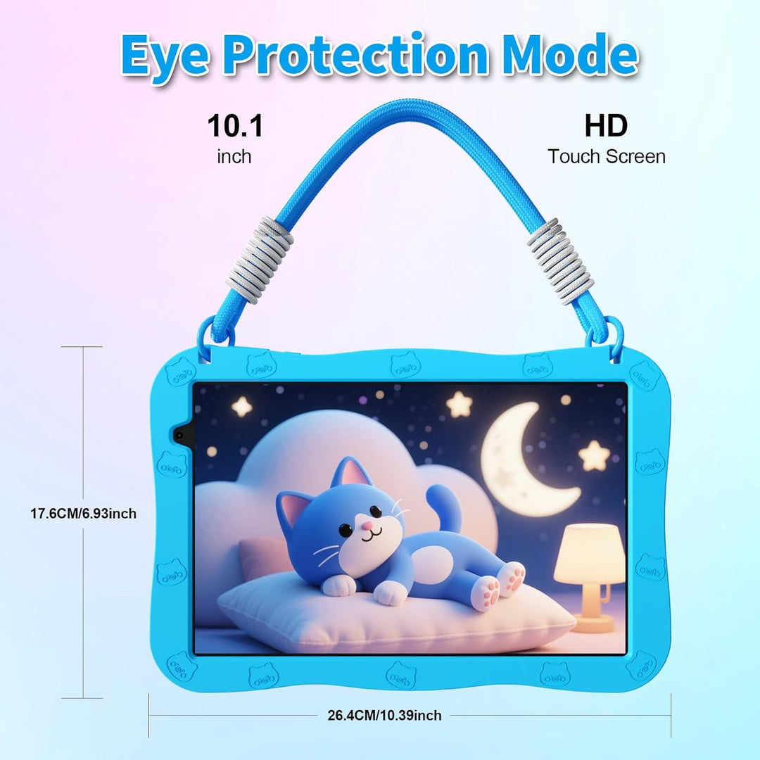 VASOUN Tableta Android 15 para niños de 10.1" con pantalla HD I...