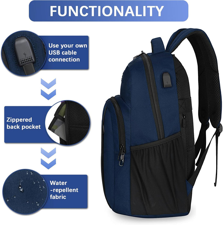 LARIPOP Mochila para laptop de viaje, de 15.6 pulgadas, mochila par...