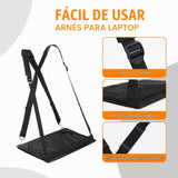 ALPHABET WONDERS Arnés para laptop \u2013 Soporte portátil para por...