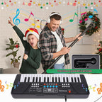 Juguetes de Piano para Niños - Teclado Musical de 37 Teclas para Niños Pequeños con Micrófono