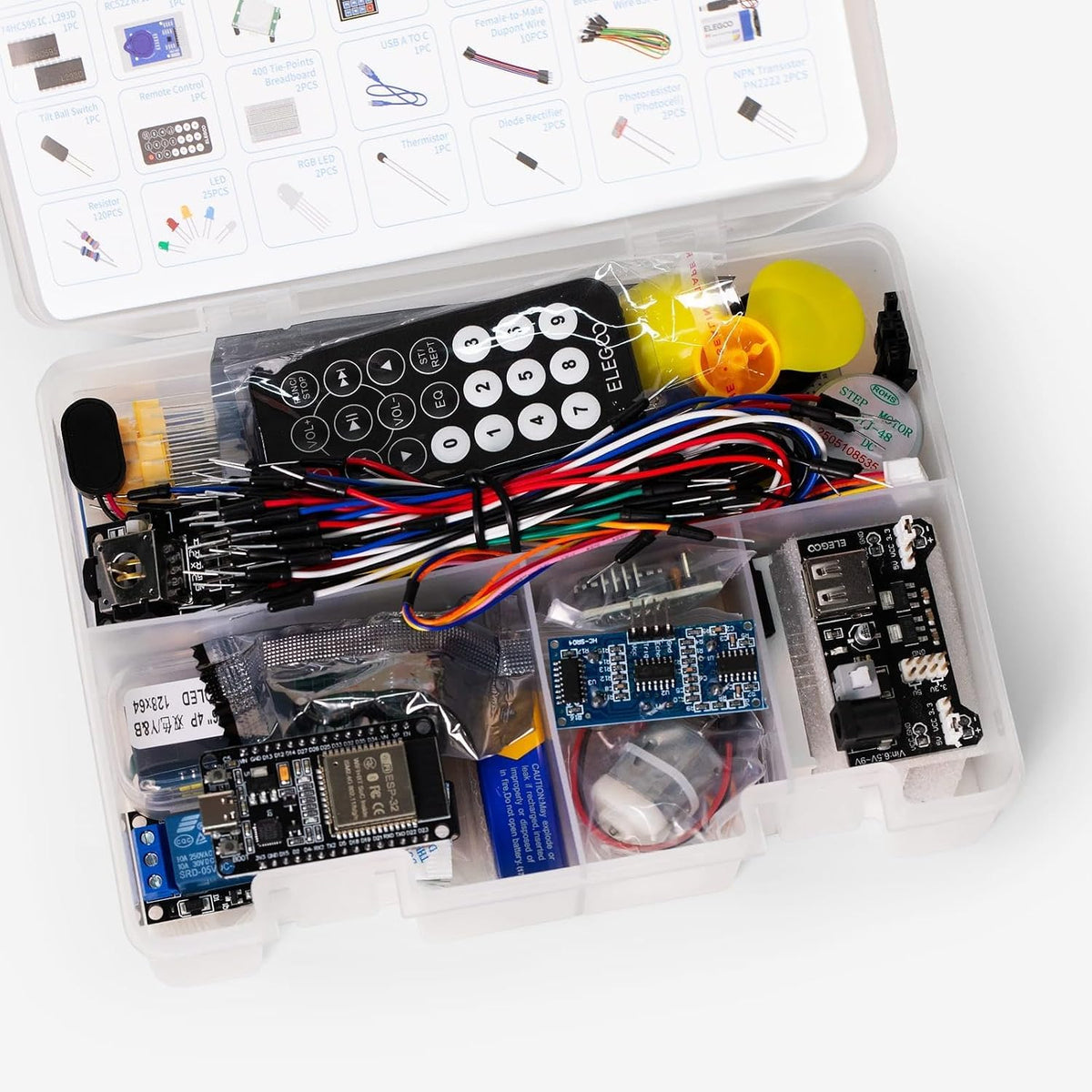 ELEGOO ESP-32 Kit de inicio súper avanzado con tutorial y placa de...