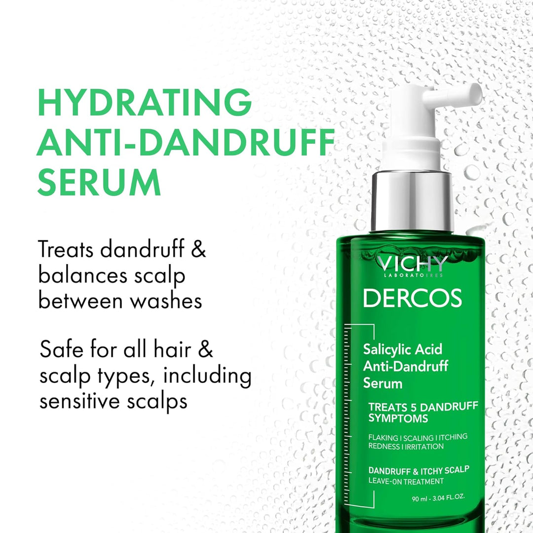 Dercos Dandruff Shampoo, Antifungal Dry Scalp Treatment &amp; Itchy...