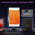 kksmart Monitor portátil de 15.6 pulgadas 4K UHD 145% sRGB 60Hz, mo...