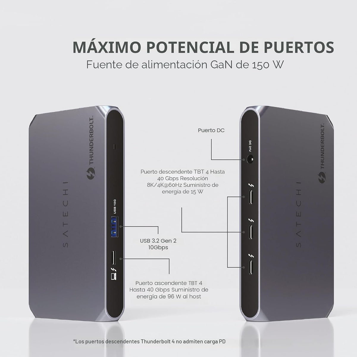 Satechi, ST-HT4SHM-US, hub USB 4