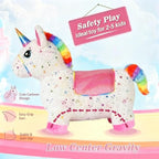 Juguetes de caballo animoso de unicornio, unicornio inflable con