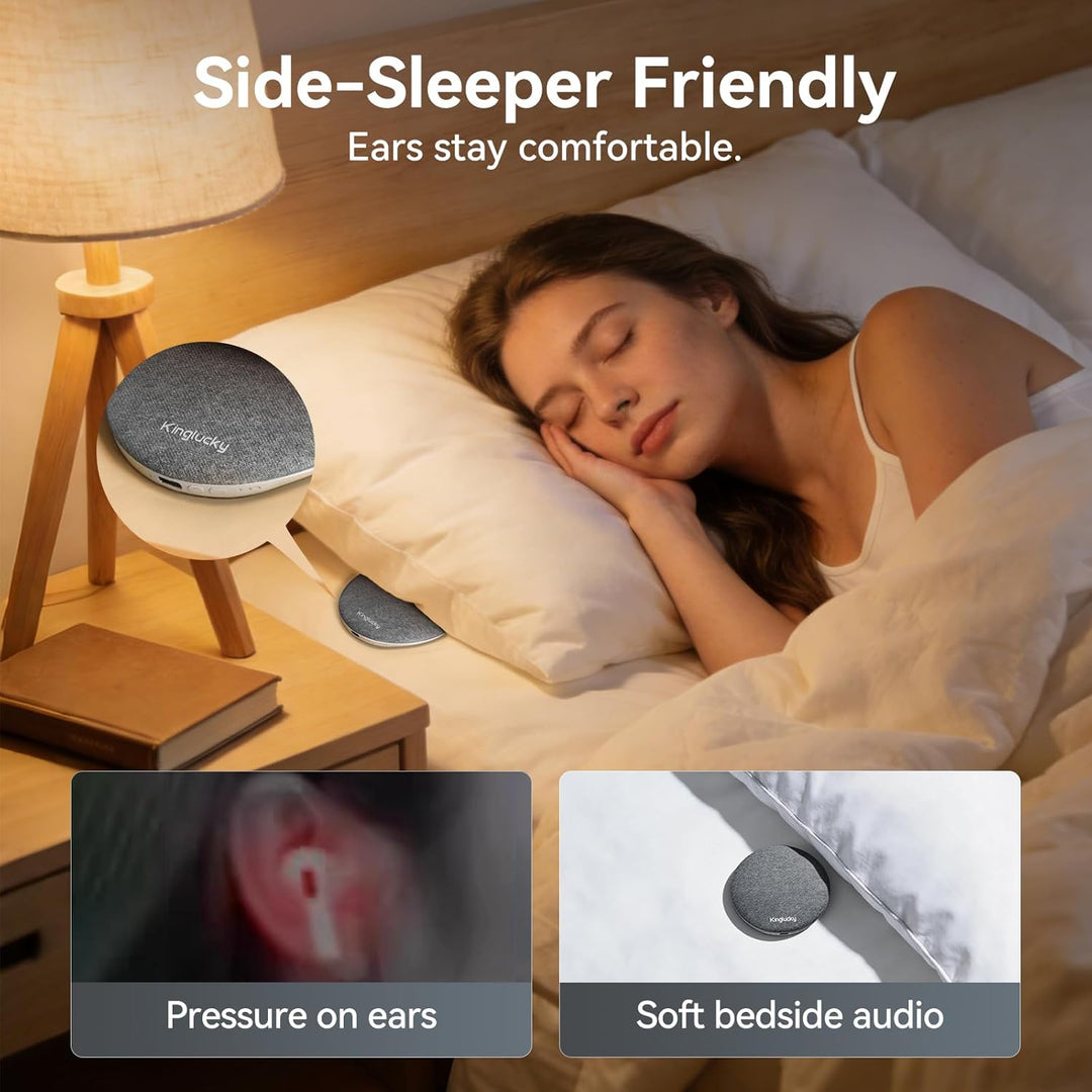Kinglucky Altavoz de almohada para dormir, altavoz Bluetooth debajo...