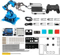 Brazo robótico 6DOF Kit de brazo robot con desarrollo secundario compatible con Arduino, kit de programación DIY Robot STEAM con sensor y código fuente abierto Arduino y tutorial