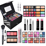 Wisnewth Kit de maquillaje todo en uno de 45 piezas con estuche de...