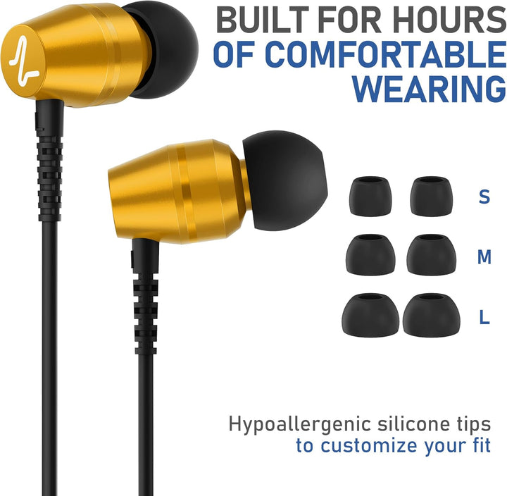 LUDOS OMNITONE Auriculares con cable in-ear, Garantía de 5 años, Au...