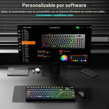 Aula F98Pro V3 - Teclado mecánico inalámbrico con pantalla y perill...