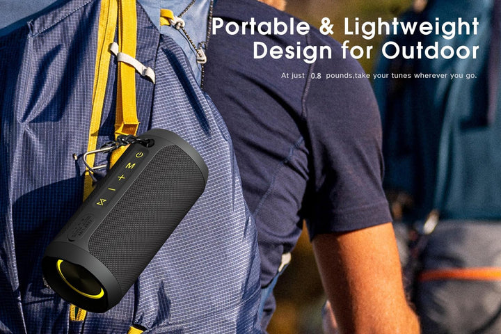 EDUPLINK - Bocina portátil inalámbrica con Bluetooth impermeable IP...