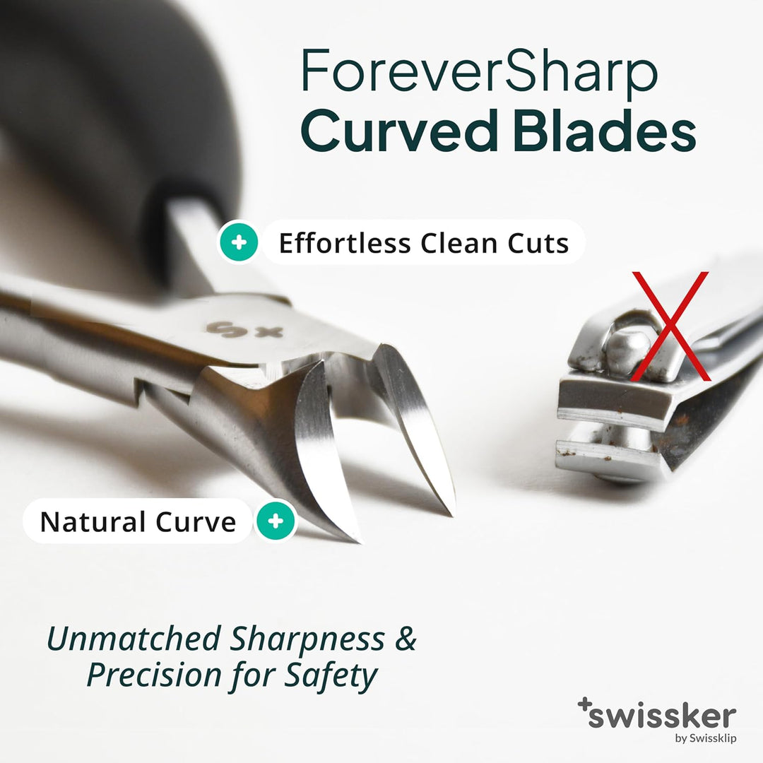Swissker by Swissklip Cortaúñas para Uñas de los Pies I Cortaúñas R...